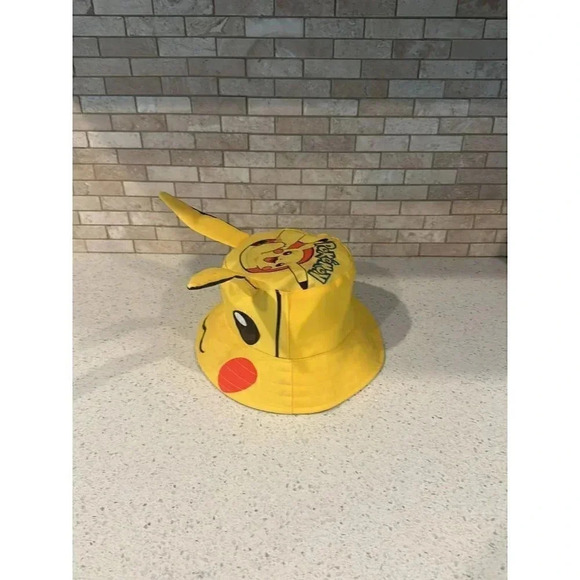 Rare "Pokemon" Bucket Hat - Detective Pikachu‎ bz - Picture 5 of 6